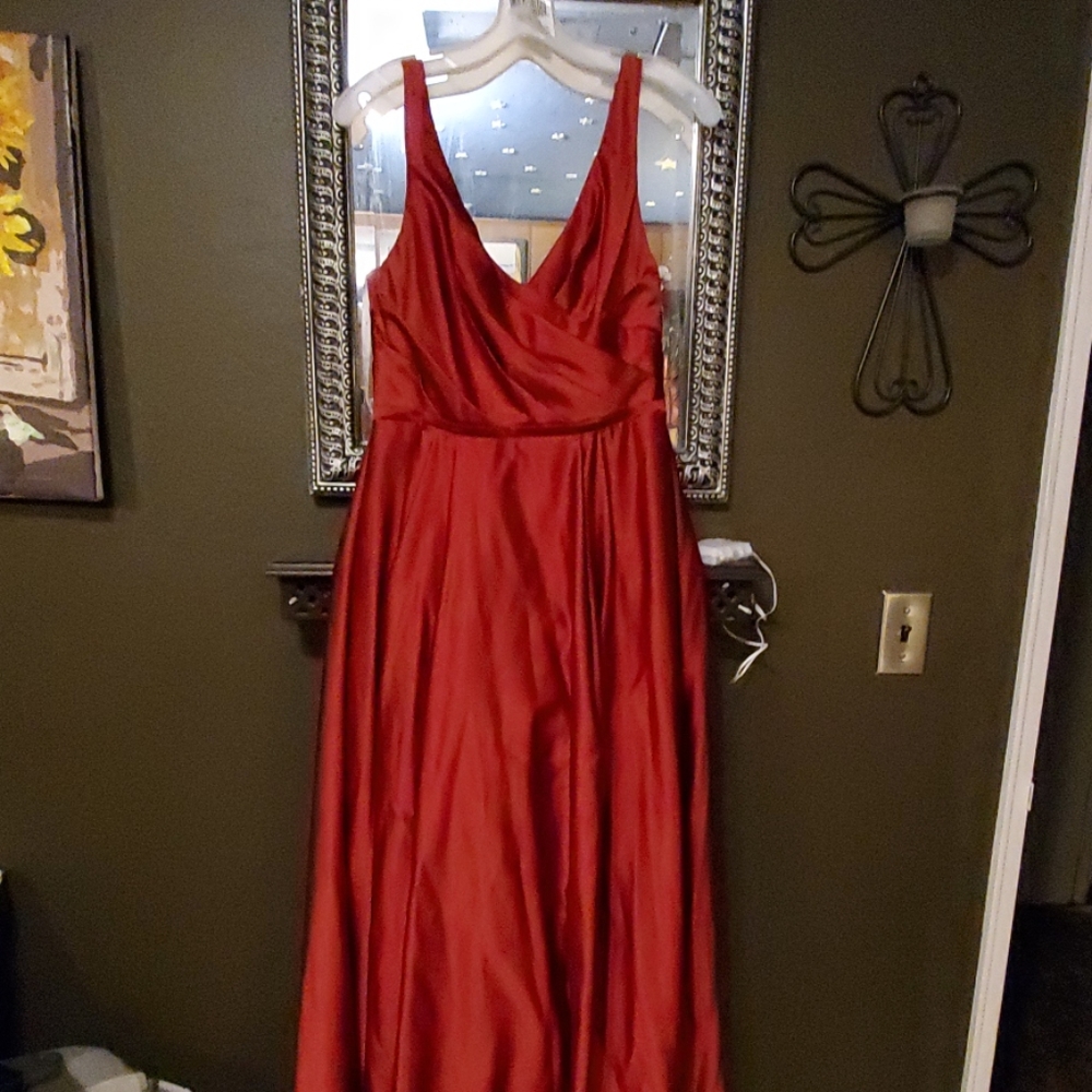 Red dress